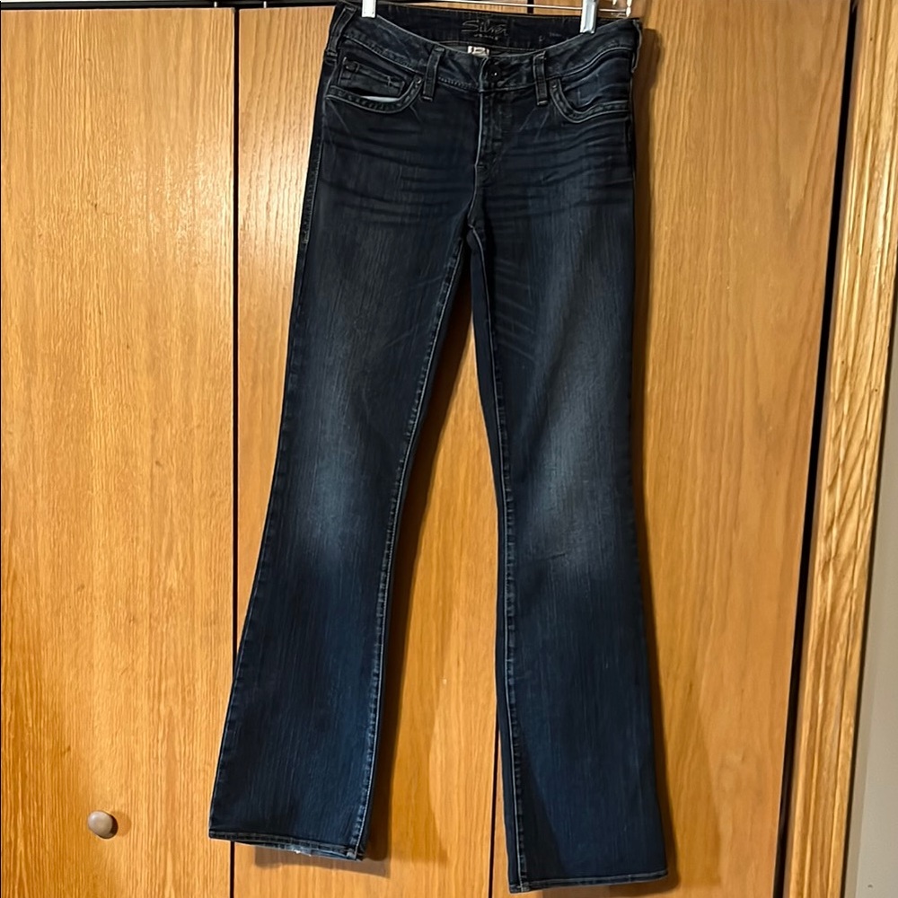 Vintage Women's Silver jeans . Style:  Akio, w/28 L/35. Dark blue.